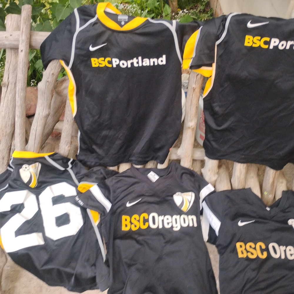 Black and Yellow Athletic Jerseys